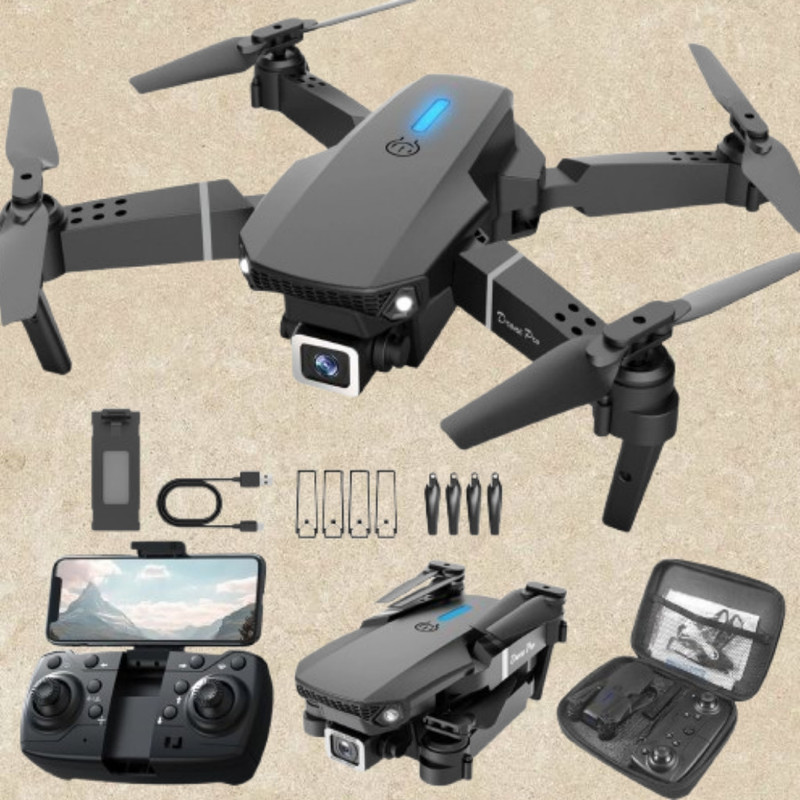 KARNAPLANET Mini Camera Drone with Stable Hover and App Features 2.4 GHz AM3 3 Core Processor Designed for Mobile(Multicolor)