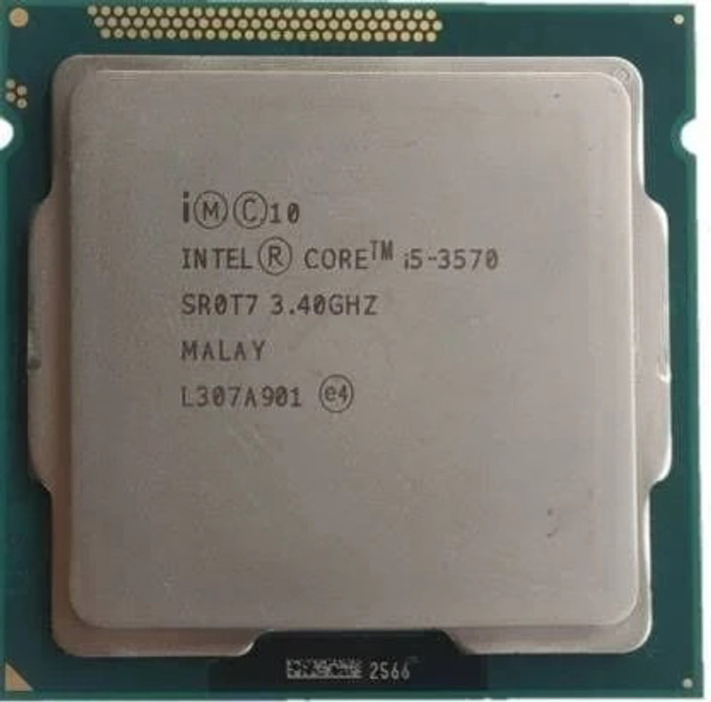 Intel I5 3570 3.8 GHz LGA 1155 Socket 4 Cores Desktop Processor(Silver)