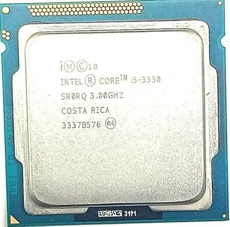 wnd I5 3RD GEN 3330 PROCESSOR 3 GHz LGA 1155 2 Core Processor Designed for Desktop(Silver)