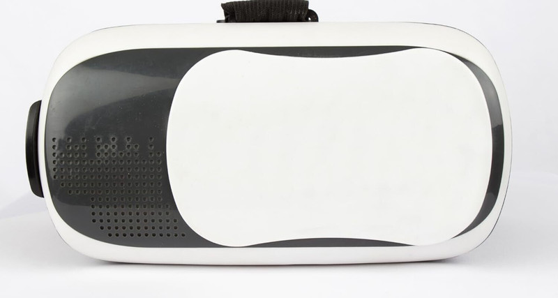 Manni VR Headset with 3D Gaming Mode, Wide FOV and Comfortable Strap System 2.4 GHz AM3 2 Core Processor Designed for Mobile(Black)