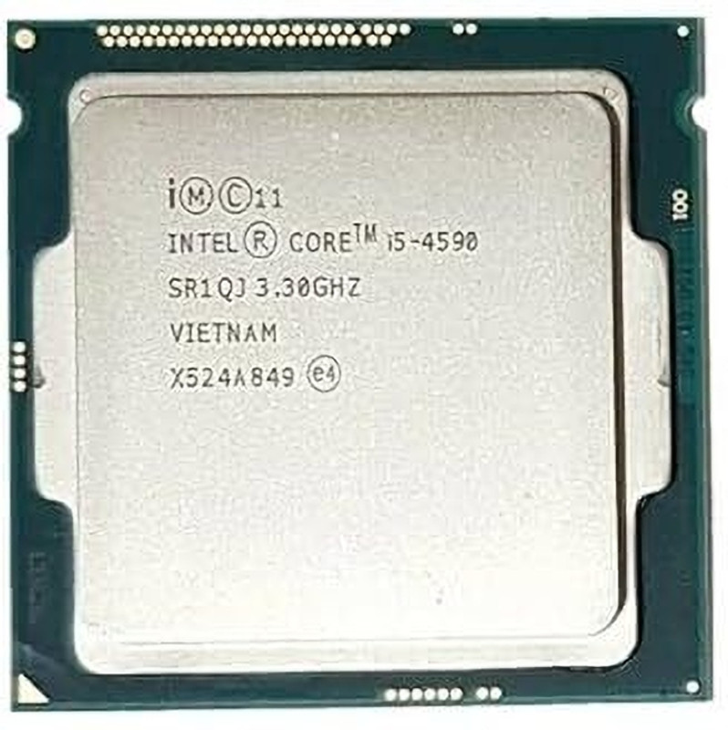 AKmouse CORE I5 4590 (4TH Generation) Processor 3.3 GHz Upto 3.7 GHz LGA 1150 Socket 4 3.3 GHz LGA 1150 4 Core Processor Designed for Desktop(Grey)