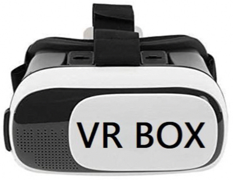 GameDive VR Headset 3D VR Box with Remote Controller for Smartphones 5.4 GHz AM4 2 Core Processor Designed for Mobile(Black)