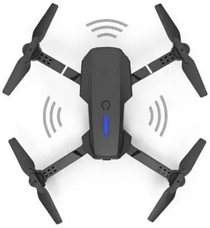 VortexFly Drone E88 Pro Foldable 4K Camera with FPV, Altitude Hold & 3D Stunt Flips 2.4 GHz AM2+ 2 Core Processor Designed for Workstation(Black)