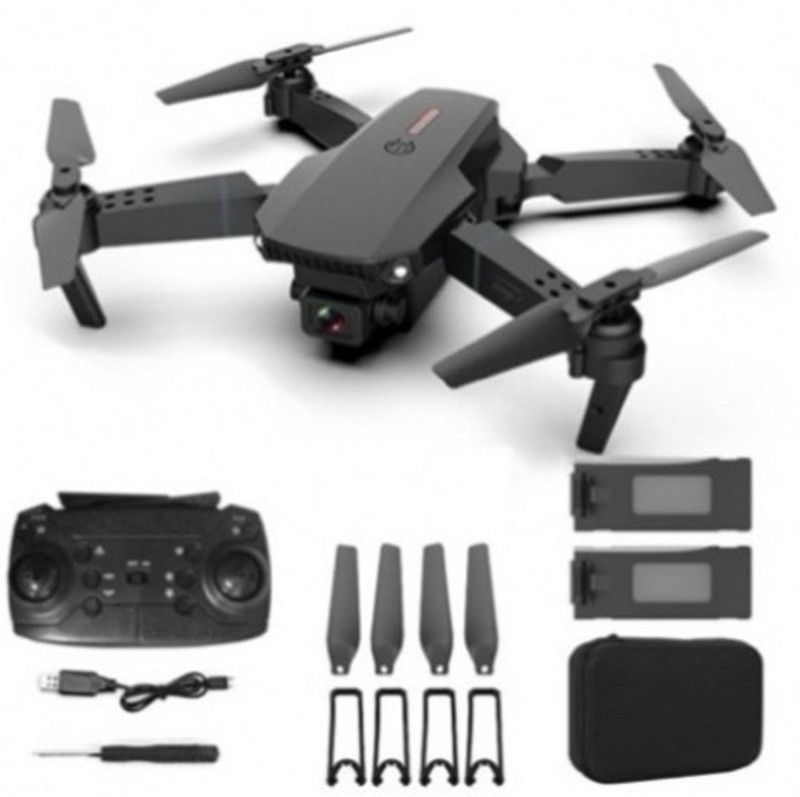 Altivus E88 Pro Dual Lens 4K Drone with Headless Mode & Strong Battery Power 2.4 GHz AM4 4 Core Processor Designed for Workstation(Black)