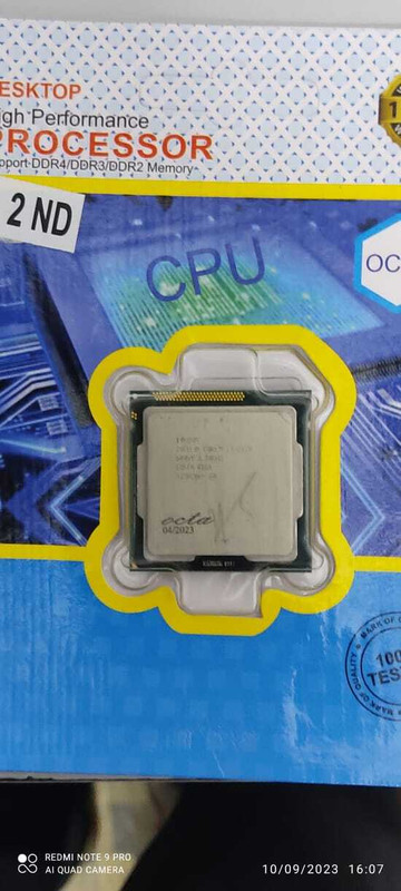 Pratap sales i3 2nd gen 3 GHz LGA 1366 3 Core Processor Designed for Desktop(Black)
