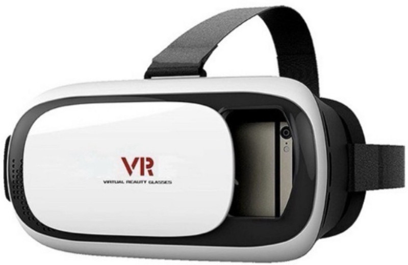 urzano VR Box 3D Virtual Reality Headset for All Smartphones 5.3 GHz AM2 2 Core Processor Designed for Mobile(White)