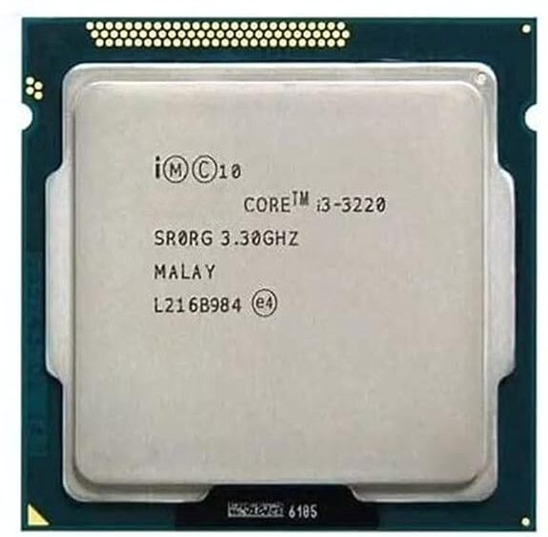 wnd I5 3RD GEN 3330 PROCESSOR 3 GHz LGA 1155 2 Core Processor Designed for Desktop(Silver)