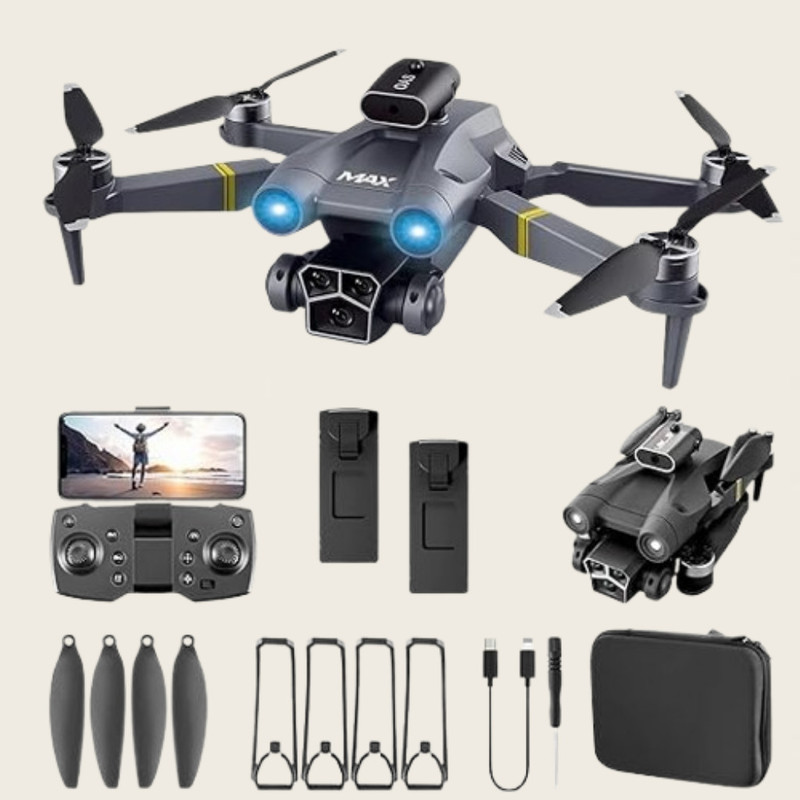 KARNAPLANET Mini Vision Hover Drone 2.4 GHz AM3 3 Core Processor Designed for Mobile(Black)