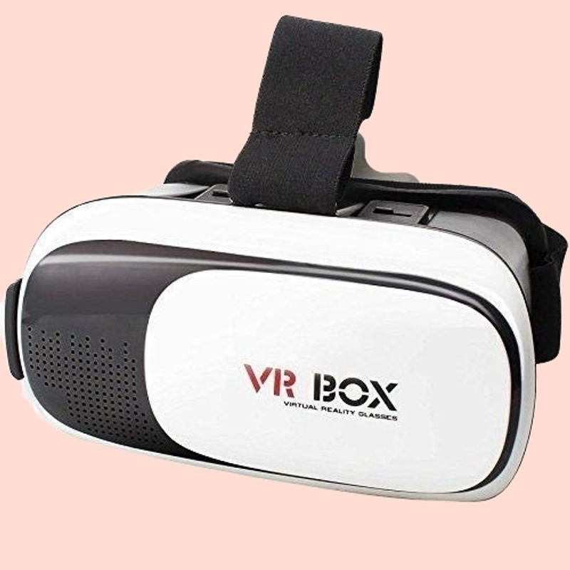 Svr VR Glasses with 120° Wide View, Lightweight Body and HD Immersive Display 2.4 GHz AM3 2 Core Processor Designed for Mobile(Black)