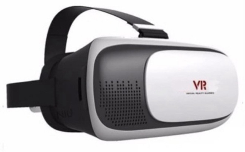 MetaGlide VR Headset for 3D Movies & VR Apps with Secure Fit 5.8 GHz AM5 2 Core Processor Designed for Mobile(Black)