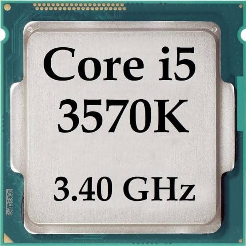dje i5-3570 3.4 GHz LGA 1155 4 Core Processor Designed for Desktop(silvar)