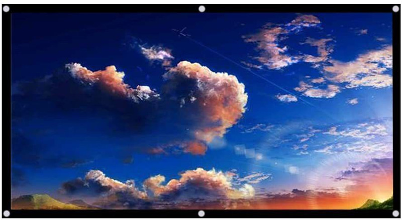 Vilro Projector Screen 120"-Portable Movie Screen for Outdoor Indoor 4K 16:9-Foldable Projector Screen (Width 274 cm x 152 cm Height)