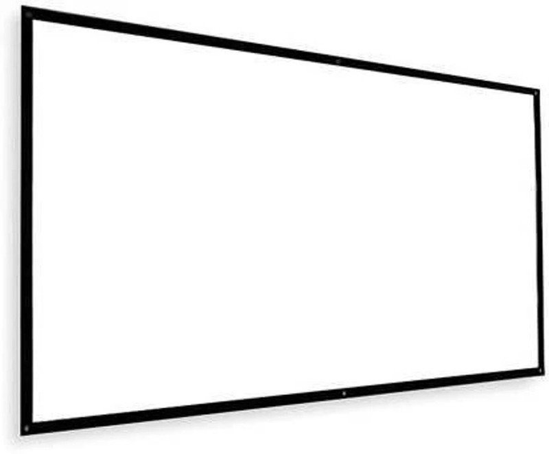 TONZO Fabric Projector Screen 100 Inches 16:9 Projector Screen (Width 221.4 cm x 124.5 cm Height)