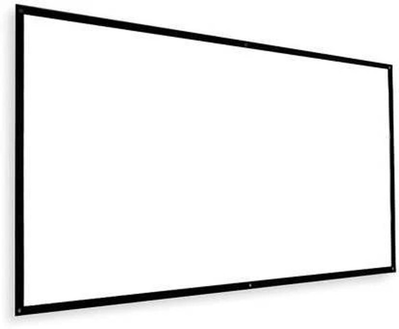 Savsol Projector Screen, Upgraded 92 inch 4K 16:9 HD Portable Projector Eyelet Screen, (7 ft. (W) x 4 ft. (H) - 92" Inch) Diagonal Anti-Crease Projection Screen for Home Theater Projector Screen (Width 204 cm x 115 cm Height) Projector Screen (Width 213 cm x 122 cm Height)
