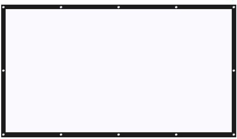 Moiz Eyelet Foldable Projector Screen 4:3 Aspect Ratio Design-09 Projector Screen (Width 183 cm x 122 cm Height)