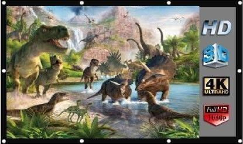 Vilro 86 Inch Diagonal, 4:3 Viewing Aspect Ratio, 69 x 52 Inches, Supports UHD-3D-4K Projector Screen (Width 175 cm x 131 cm Height)