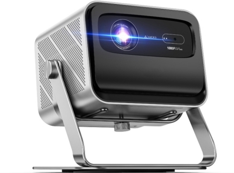 JVDN Smart Projector with Texas Instruments DLP Technology (2200 lm) Portable Projector(Silver)