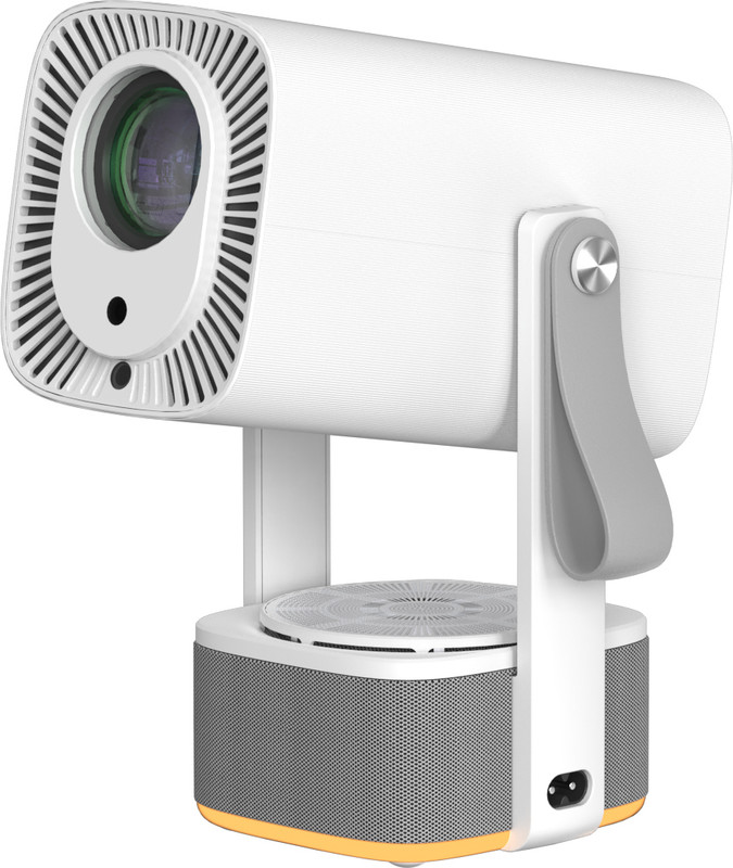 BeamX Beast 10W High Base Speaker 1080P 4k HDR Support 300 Inch BT5.4 WiFi6 Auto Focus (13500 lm) Portable Projector(White)