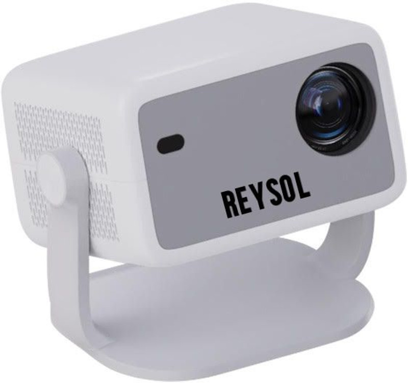 Reysol Projector Official Goo-gle TV&Net-flix Inside 1080P SUPPORT 4K|Auto Keystone (15000 lm / 1 Speaker / Wireless / Remote Controller) Portable Projector(Multicolor)