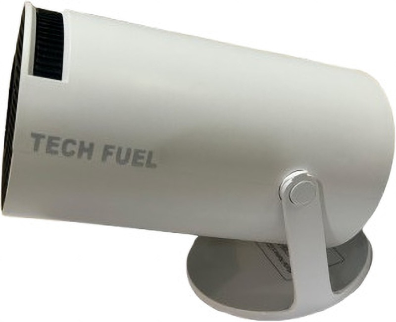 Tech Fuel Mini Projector |4k Full HD with 3300 Lumen Brightness - White (4500 lm) Portable Projector(White)