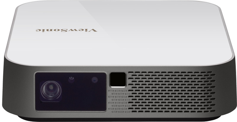 ViewSonic M2e (1000 lm) Portable with 1920X1080p Resolution, 100'' Maximum Display, Auto Focus+ WiFi+ Bluetooth+6W Harman Kardon Speaker, Bluetooth ,HDMI, USB Type-C Connectivity LED Projector(Silver)