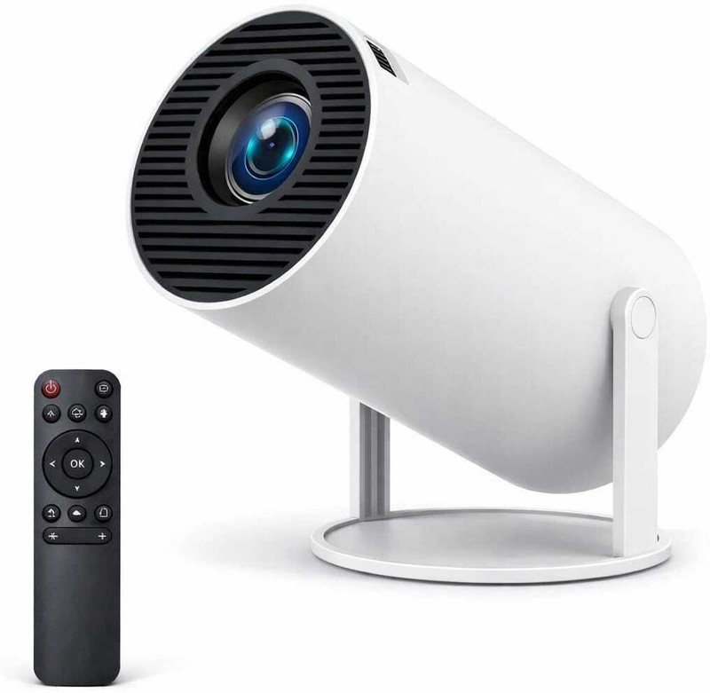 goldietraders HY300 (2000 lm) Portable Projector(PEARL WHITE)