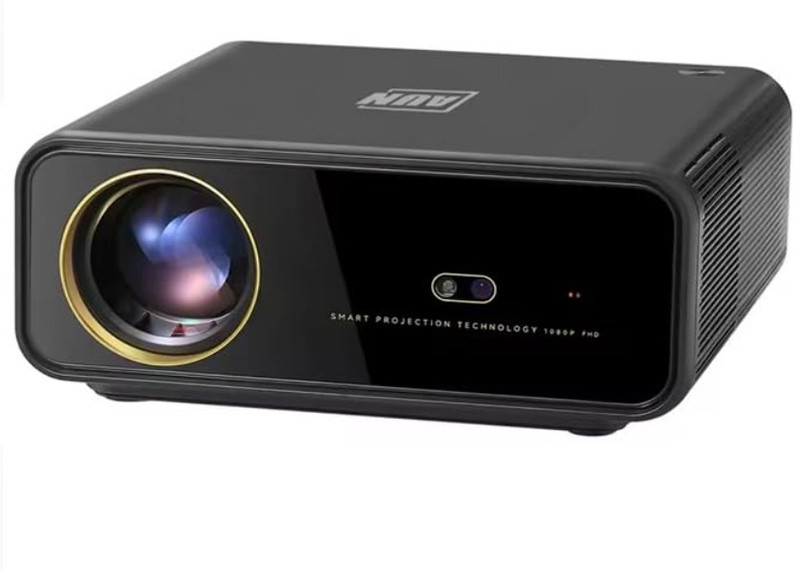 AUN Elite Pro Projector 4K Ultra HD, HDR10/HLG, HDMI ARC, 20000lm, 1080p, Automatic (20000 lm / Remote Controller) Portable Projector(Focus+Keystone+Intelligent OA), WiFi 6, BT, YouTube Hotstar Prime Netflix)