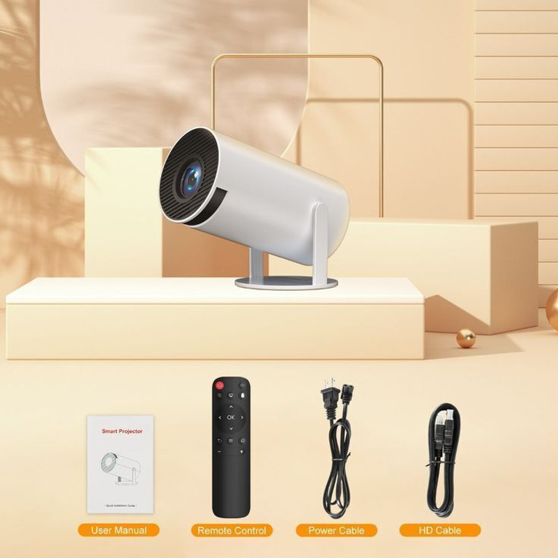 Sagar Enterprise HY300 Proj (4700 lm / 1 Speaker / Wireless) Portable Projector(White)