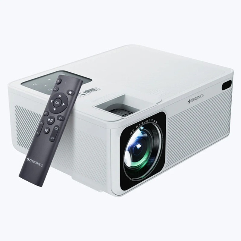 ZEBRONICS ZEB PIXAPLAY 58 (12000 lm) Projector(White)