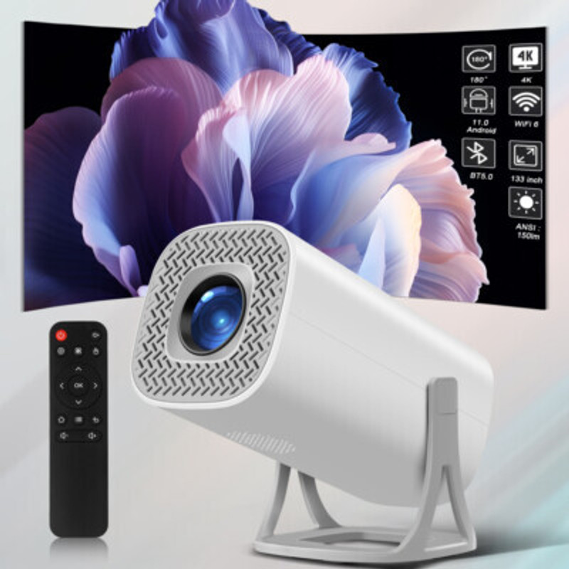 SHOPEASE HD Smart Portable projector (3000 lm) Portable Projector(White)