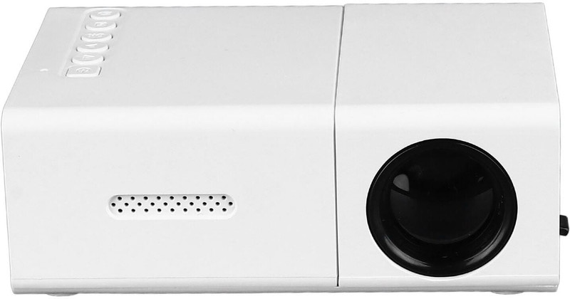 techtree Portable LED Mini Projector, 1080P HD, Radiation Protection, Built-in Speakers (3000 lm / Remote Controller) Portable Projector(White)