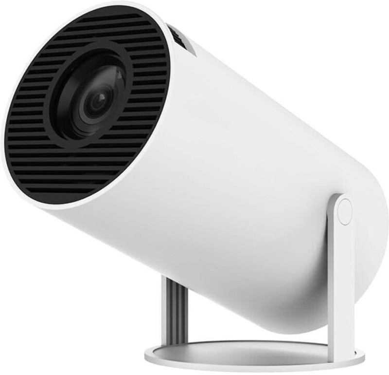 VYNEX HY300 wifi/bluetooth enable 4k UHD projector (5500 lm / 1 Speaker / Wireless / Remote Controller) Portable Projector(White)