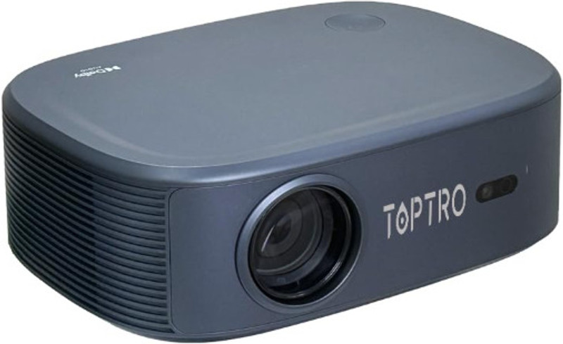 Toptro Dolby Digital Plus Certified Q11 Max Projector 4K Ultra HD,34000 Lumen (16000 lm / Wireless / Remote Controller) Portable Projector((3000 ANSI) HDMI ARC,1080p N,Fully Auto Andr 12,2-64GB YouTu Hot* Prime)
