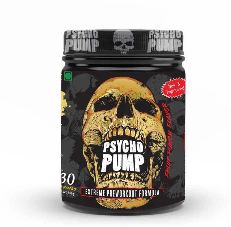 One Science Nutrition Psycho Pump Pre Workout Pre Workout(245 g, Fruit Punch)
