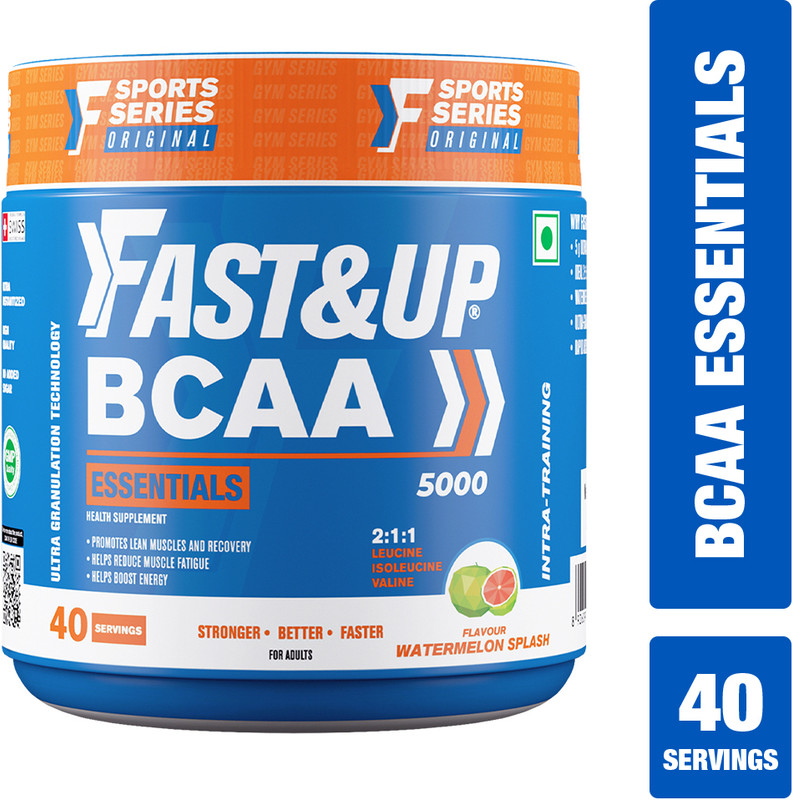 FAST&UP Ultra Instantized BCAA for Performance, Endurance & Recovery BCAA(280 g, Watermelon)