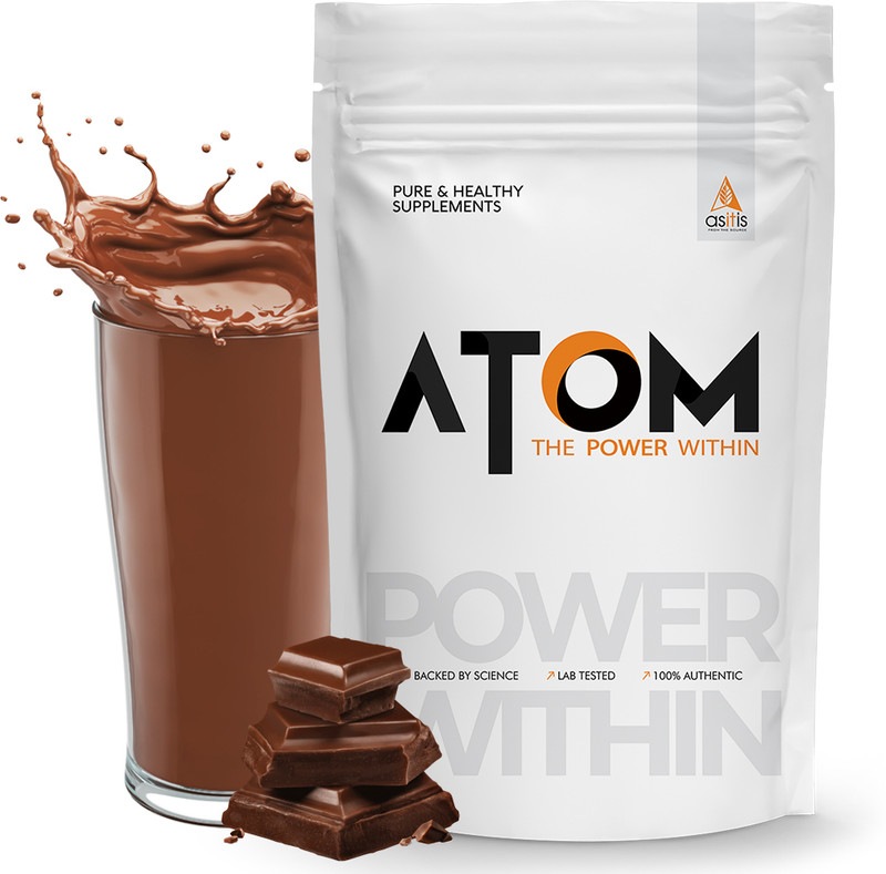 AS-IT-IS Nutrition ATOM Whey Protein Isolate 250g | 29g protein, 6.1g BCAA & 13g EAA Whey Protein(250 g, Double Rich Chocolate) - 15% off at DetectaDeal
