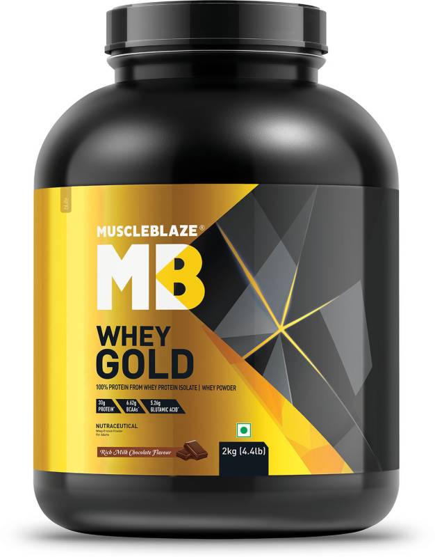 MuscleBlaze Whey Gold 100% Whey Isolate Whey Protein