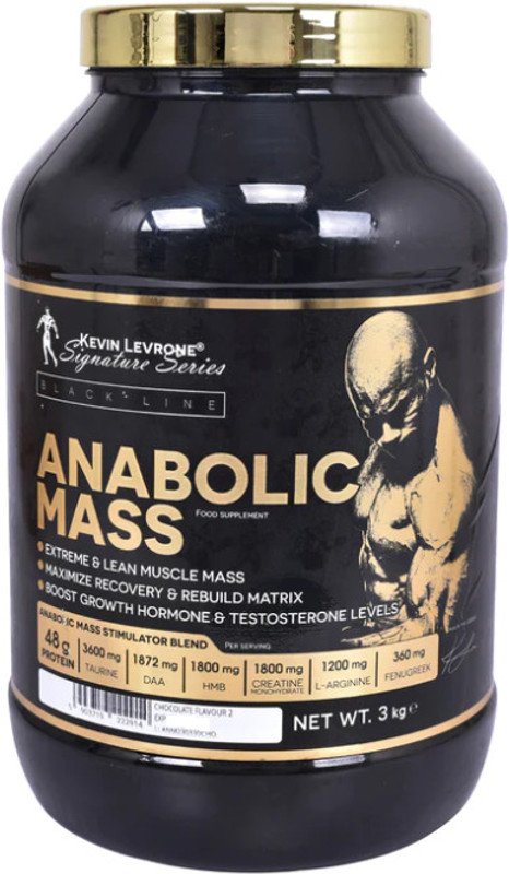 kEVIN lEVRONE Signature Series Anabolic Mass Weight Gainers/Mass Gainers(3 kg, Chocolate)