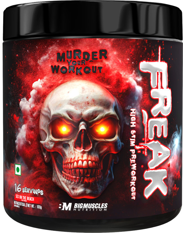 BIGMUSCLES NUTRITION Freak Pre-workout 30 Servings Pre Workout(100 g, Sex On The Beach)