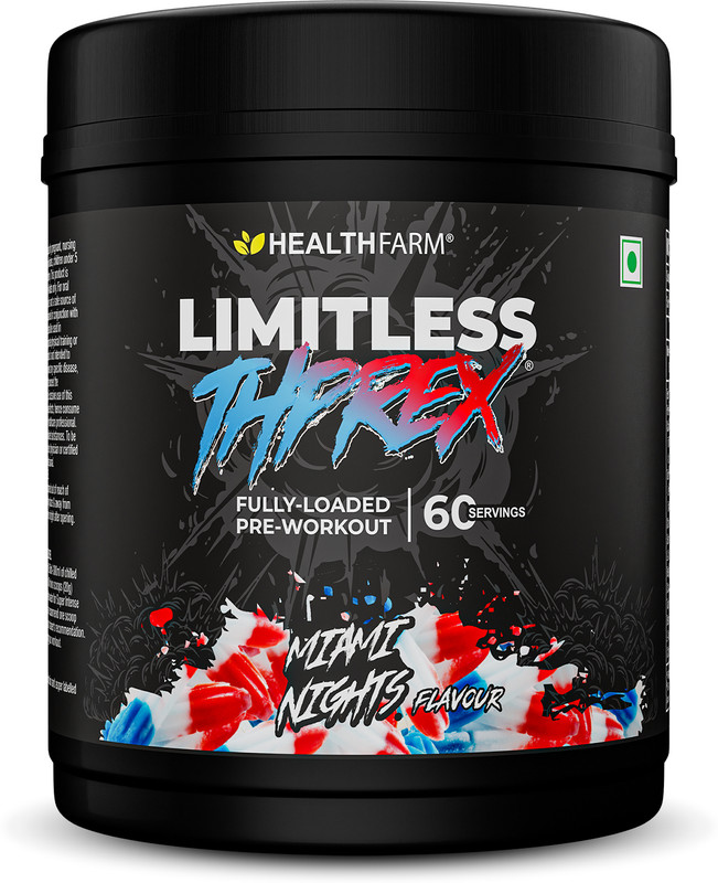 HEALTHFARM Limitless Thprex Pre Workout(600 g, MIAMI NIGHTS)