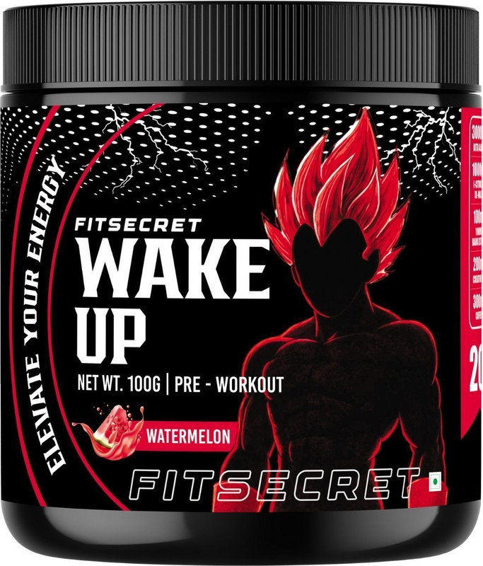 FitSecret Wake UP Pre Workout | 20 Servings Pre Workout(100 g, Watermelon)