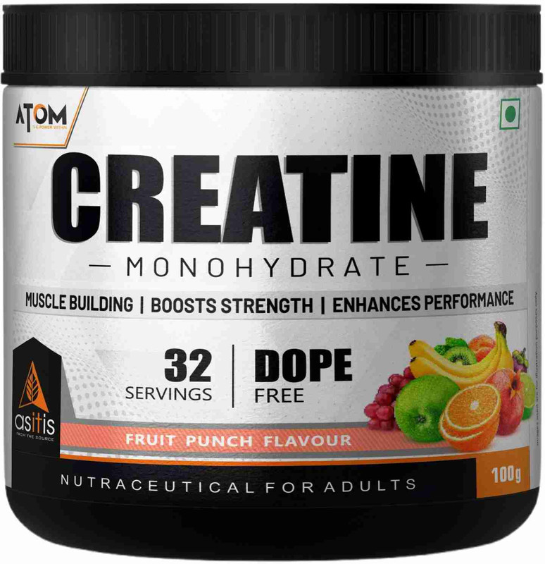 AS-IT-IS Nutrition Creatine Monohydrate 100g - 32 Servings, Fruit Punch Creatine(100 g, Fruit Punch)