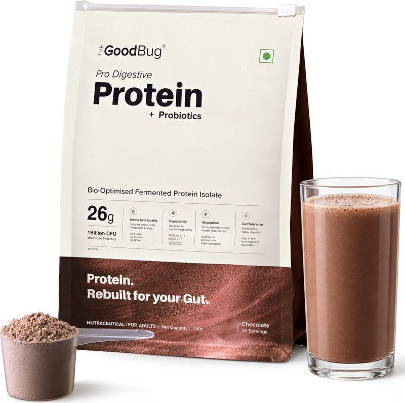 The Good bug Pro Digestive Yeast Protein(1 kg, Chocolate)