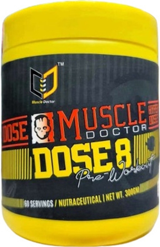 Muscle Doctor DOSE 8 Pre Workout Pre Workout(300 g, Blueberry)