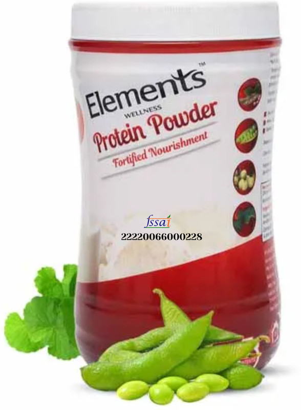Elements WELLNESS Protein Powder BCAA, Elements Immunity Powder with Ayurvedic Herbs BCAA(500 g, Natural)