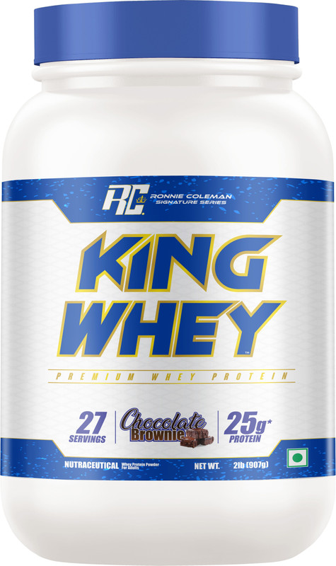 Ronnie Coleman Signature Series King Premium Whey Protein(907 g, Chocolate Brownie)