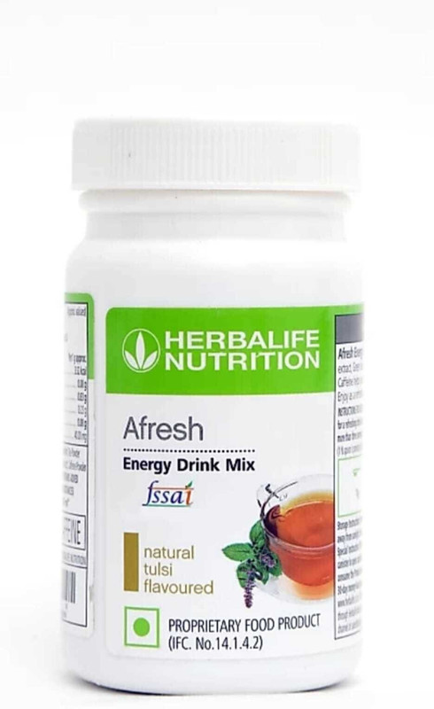 HERBALIFE Nutrition Afresh Protein Blends Energy Drink Mix - Tulsi Flavour (50 g) Protein Blends(50 g, Tulsi)