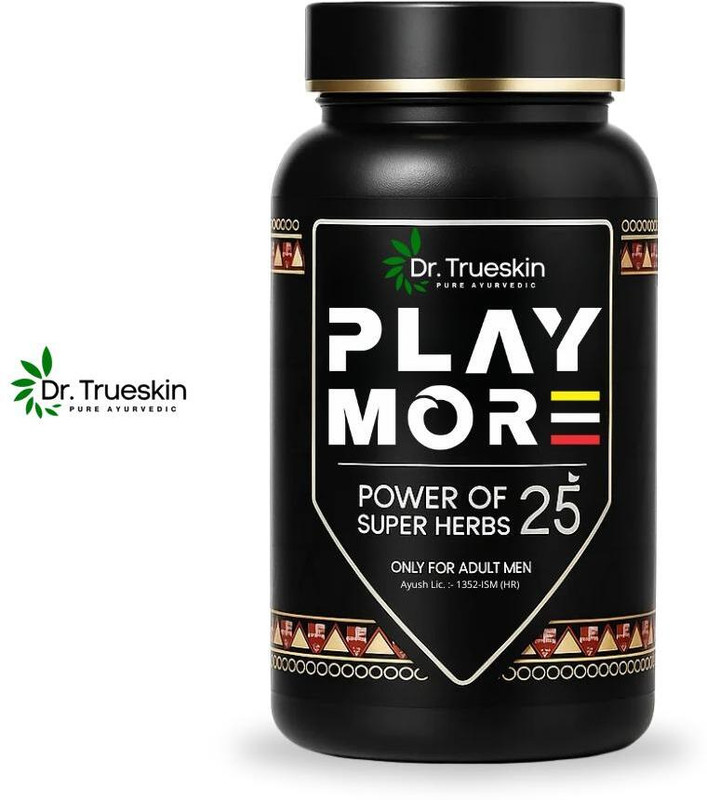 Dr.TrueSkin Play More Powder African Herbal Formula For Naturally Boost Joint Health A01 Plant-Based Protein(150 g, Unflavored)