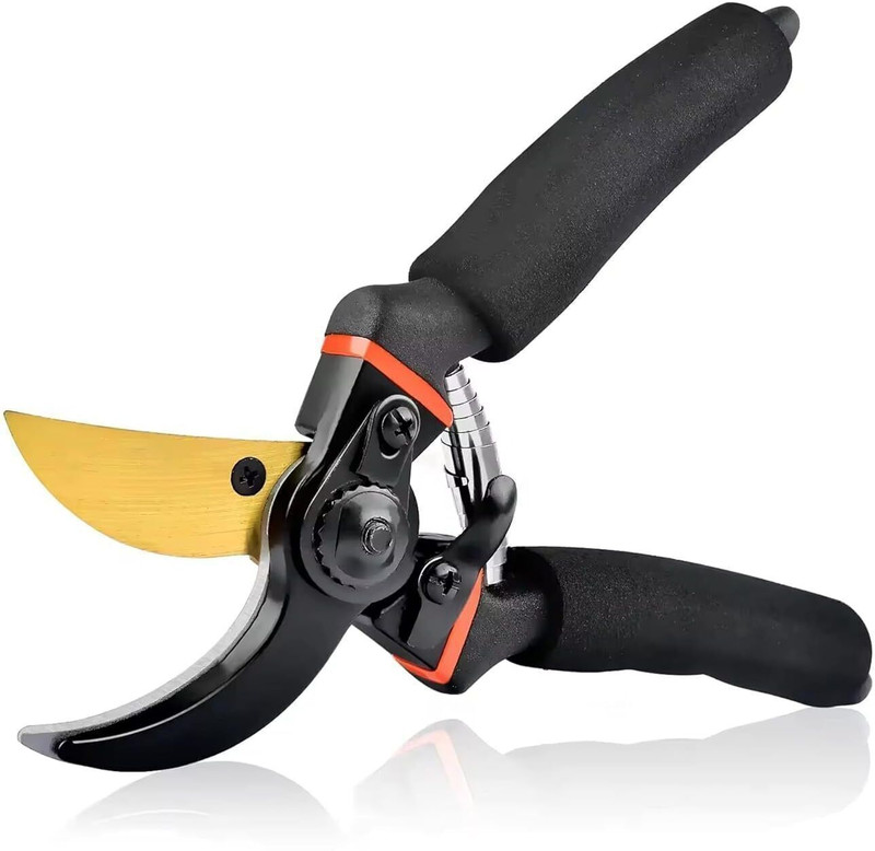 AEDEE ENTERPRISE Gardening Scissors Plants Scissor Tree Branch Pruner Green Gardening Cutter Tool | Plant Cutter for Garden | Wood Branch Trimmer Bypass Pruner(Manual)