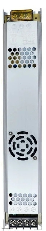BALRAMA 12V 100W Ultra Slim Metal Body LED Power Supply SMPS 12 Volt 10 Amp DC Adaptor 100 Watts Computer PSU with 4 SATA Cables(Silver)